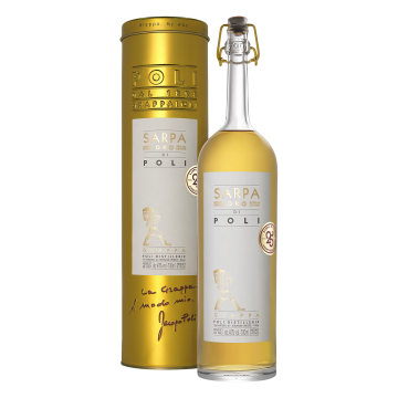 Grappa 'Sarpa Oro di Poli' tube