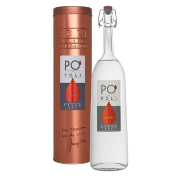 Grappa di Merlot 'Po'di Poli' Secca tube